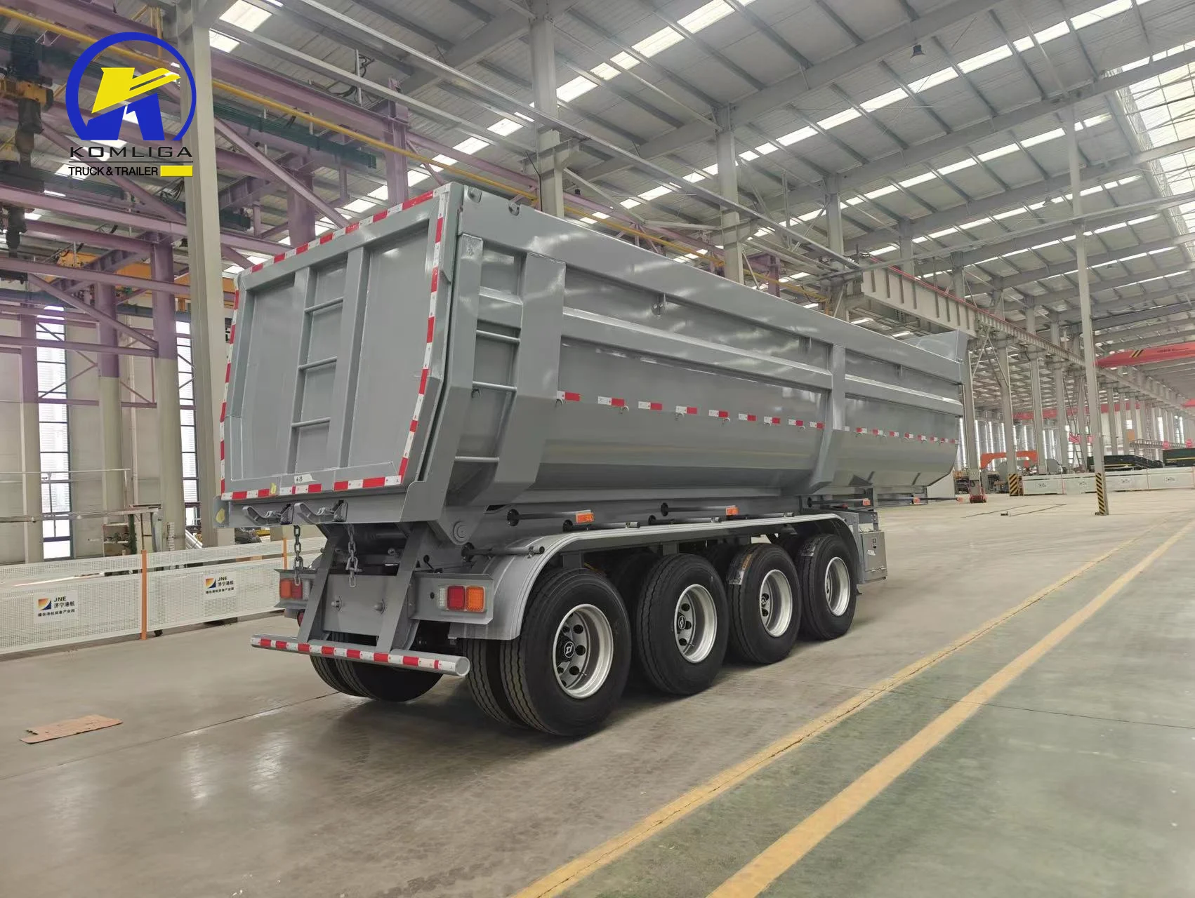 3/4 Alex Semi Trailer Tipper Dump Trailer Price Rear Dump Semi-trailer for Sale