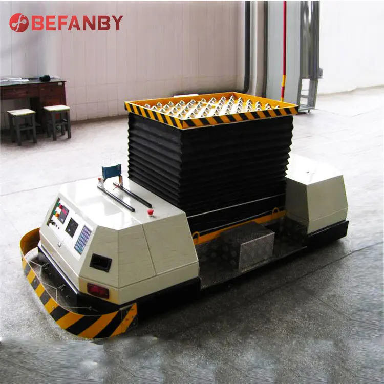 Automatic Guided Vehicle Transfer Cart - 1-90 Ton Capacity, Battery ...