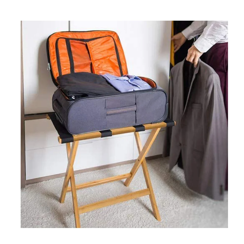 Современная Складная Бамбуковая вешалка на заказ для спальни