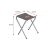 Gray Fabric Stool