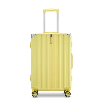 High quality corporate brand gift design trolley box ABS travel suitcase 28 inch silent pulley pull travel luggage