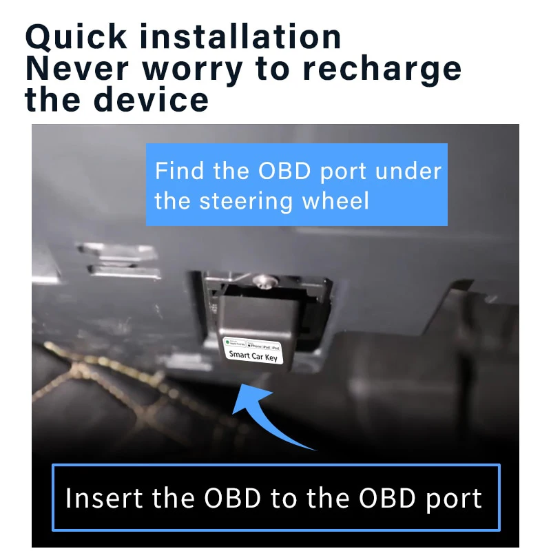 SZDALOS AP100 OBD Location Device Apply to LCD Smart Key Keyless Entry