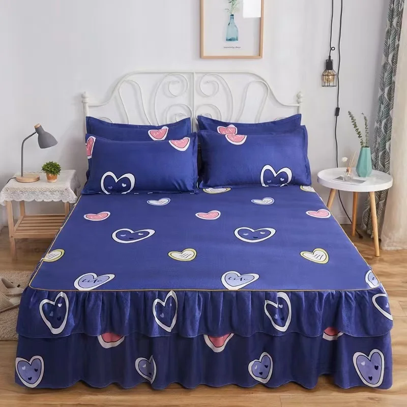 Комплект постельного белья с принтом