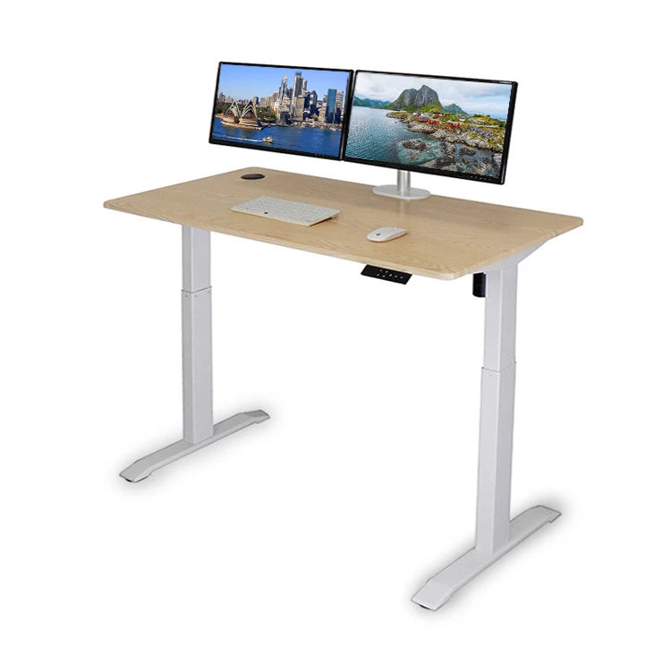 Ergonomic Healthy Life 2 Legs Desk Frame Office Computer Electric Height Adjustable Desk - Image 6