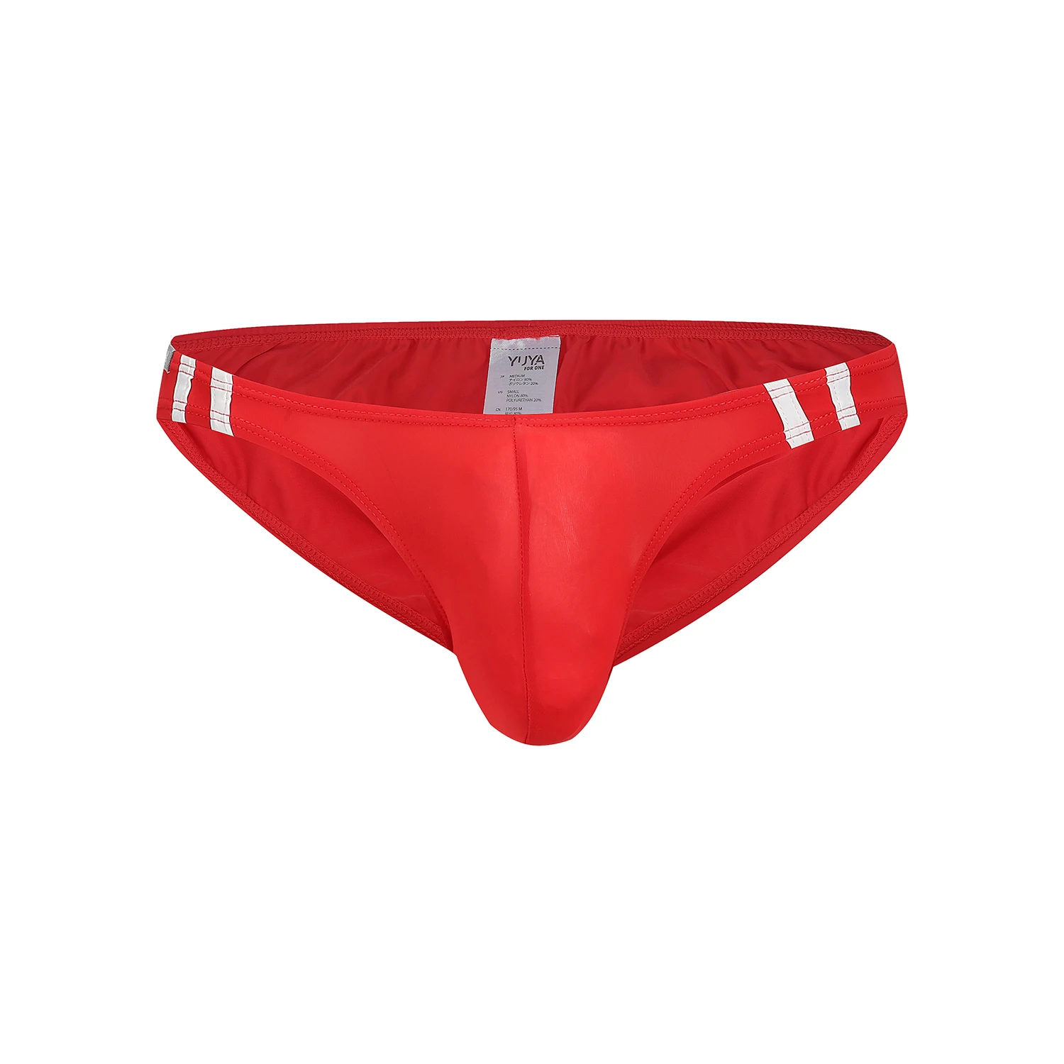 Yuya Ultra Smooth Nylon Bikini Thong Tangas Hombre Gay U Pouch Red Men ...