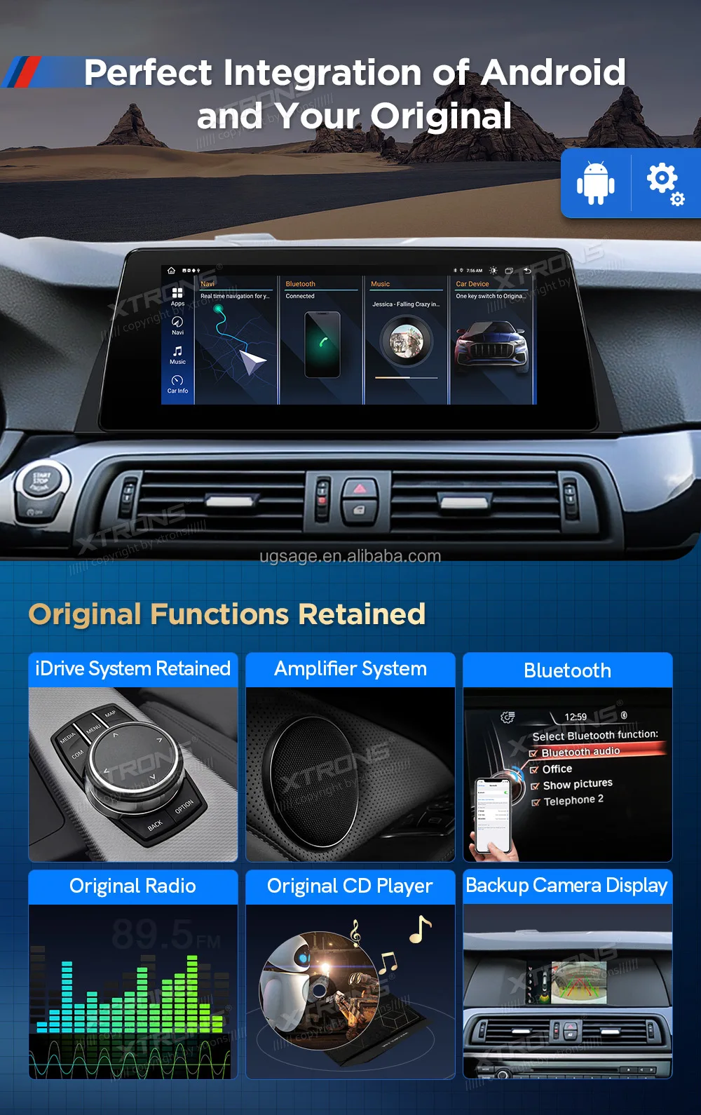 Xtrons For Bmw F10 Android Car Radio 5 Series F11 Nbt Carplay Android