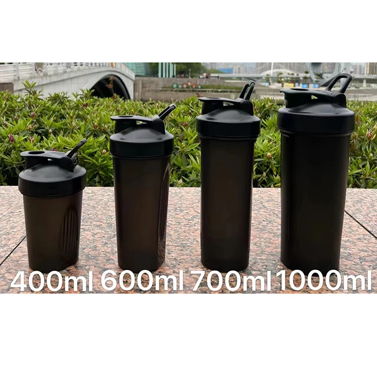 Wholesale 600 ml Black Color Custom Logo Outdoor Gym Sports Plastic ...