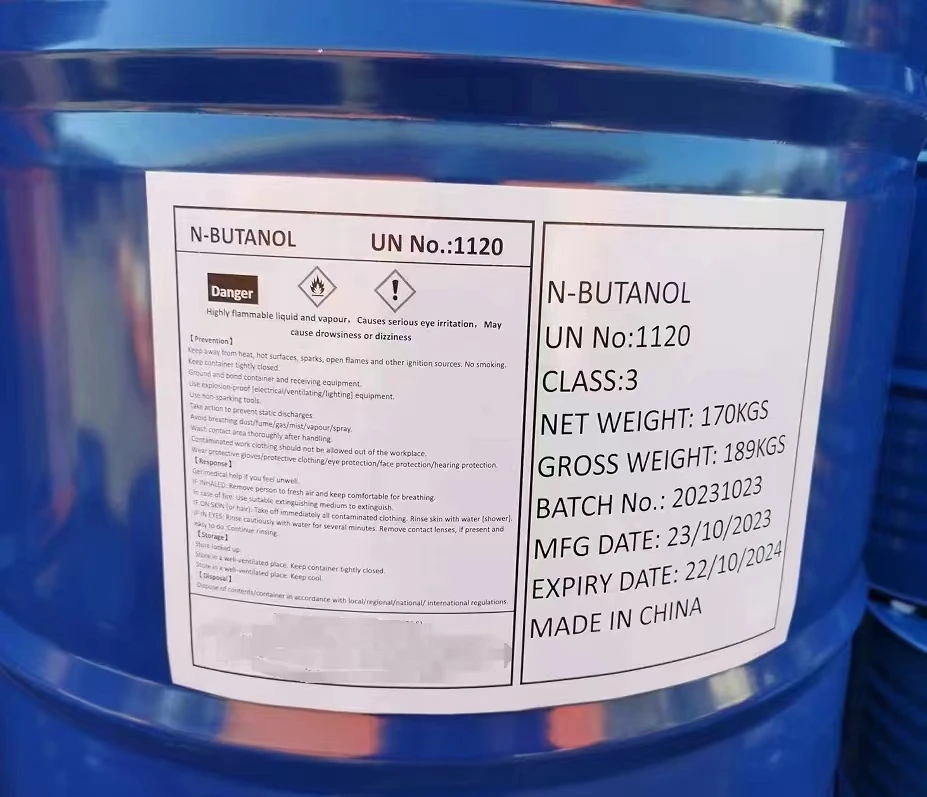 Chemical Raw Material Factory Price N-butanol Cas 71-36-3 N-butyl ...