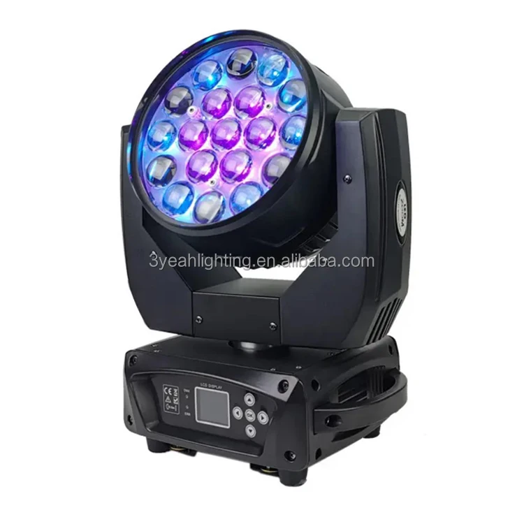 Zenith Led Stage Light - 19x15w RGBW Moving Head Light