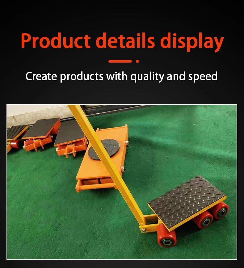 Jndo Factory Good Quality Portable Fuel Tank Type Carrying Roller Cargo