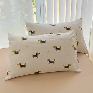 Hot-Selling Printed Design Duvet Cover Set 100 Polyester Hotel Grade Bedding Comforter 4 Pieces Bed Sheets Set