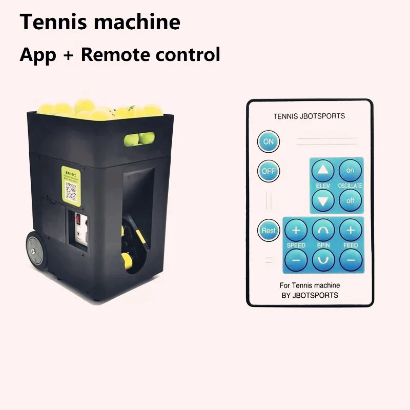 Auto Tennis Ball Feeding Machine Practice  Padel Tennis Ball Machine  For Playing And Training APP And Remote Control manufacture