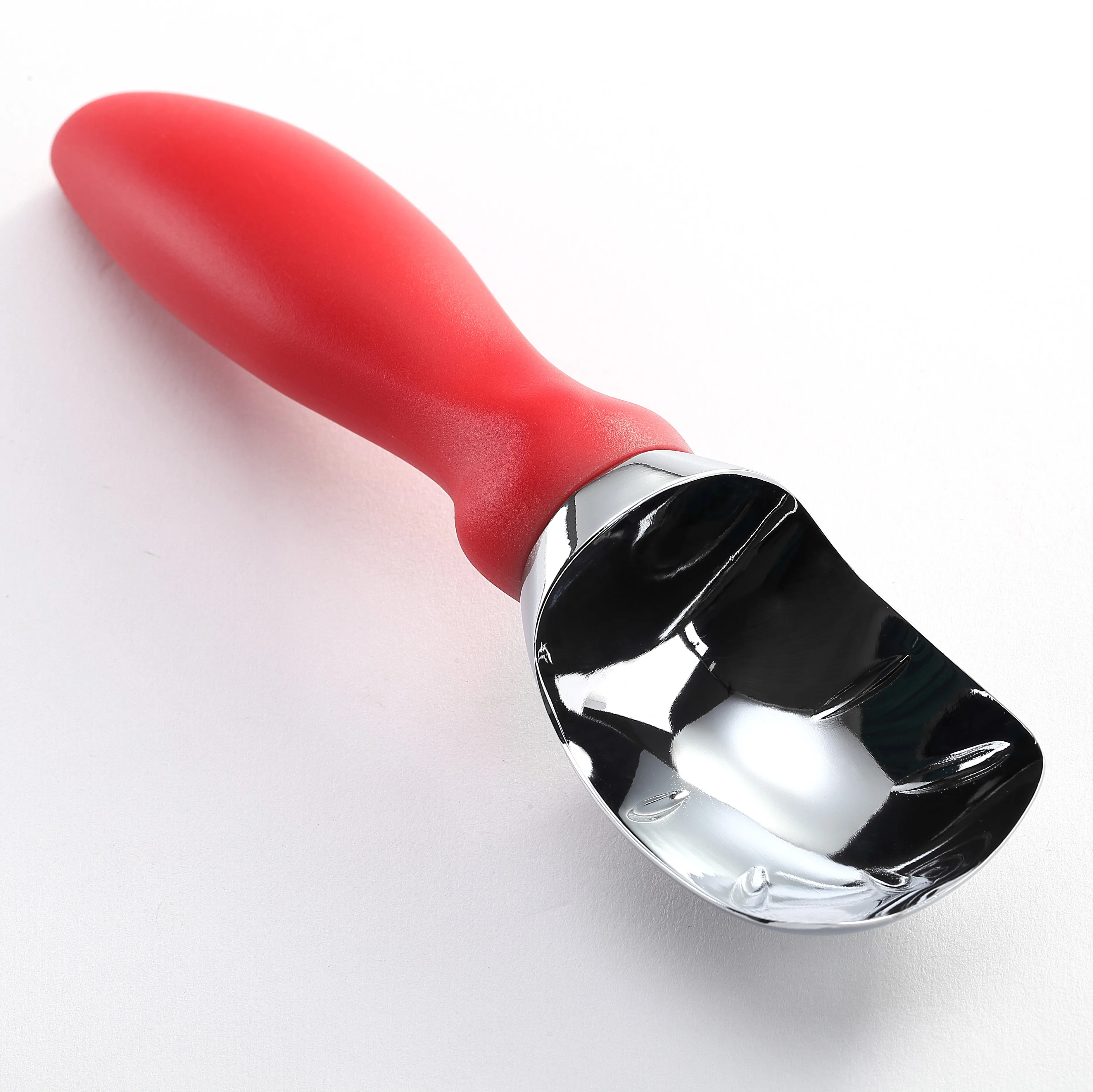 Customization Factory Heavy Duty Zinc Alloy Ice Cream Scoop With Pp Handle manufacture