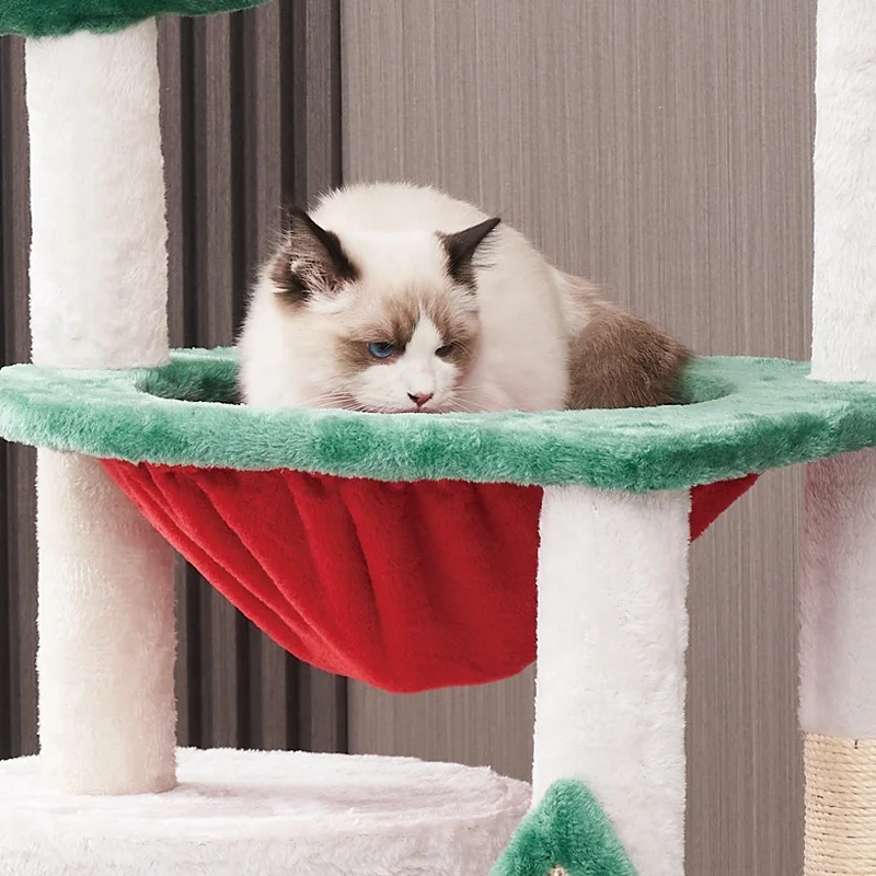 Christmas Cat Tree Tower Customizable Sisal Scratching Board