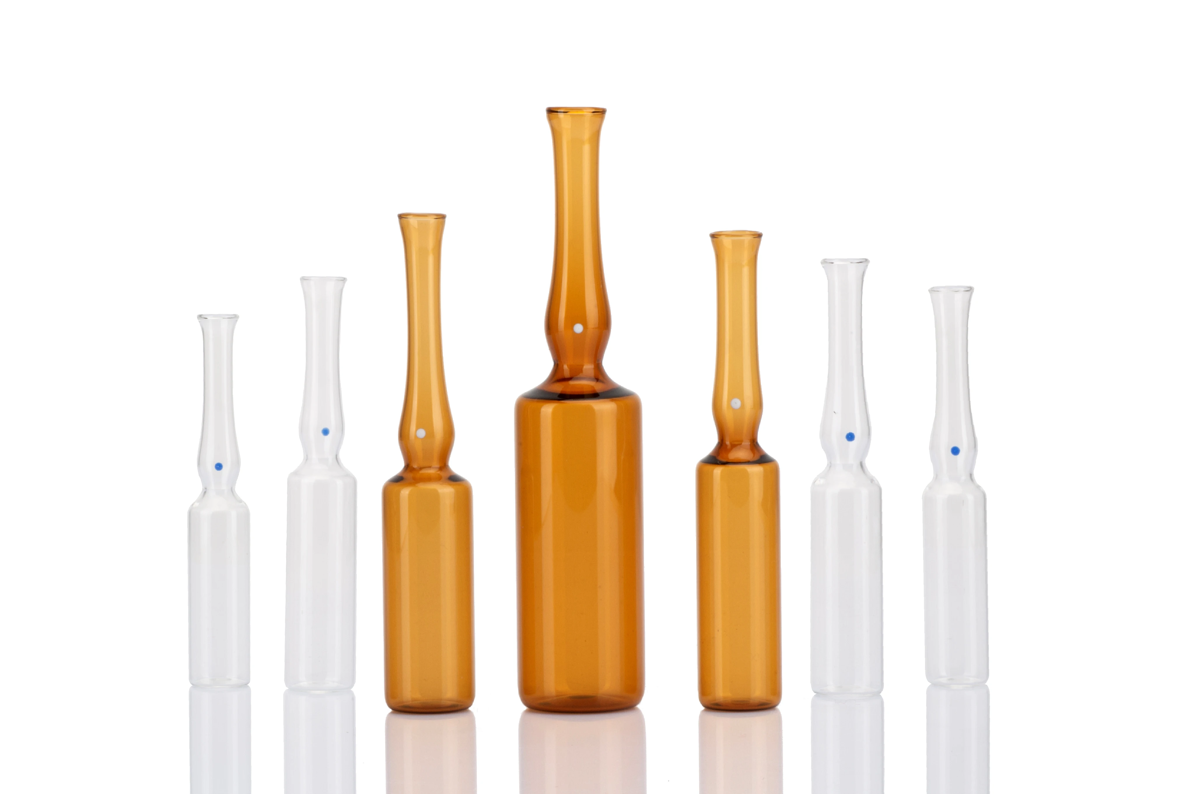 1ml 2ml Glass empty ampoule bottle high quality cosmetic low borosilicate steroid vitamin clear ampoules