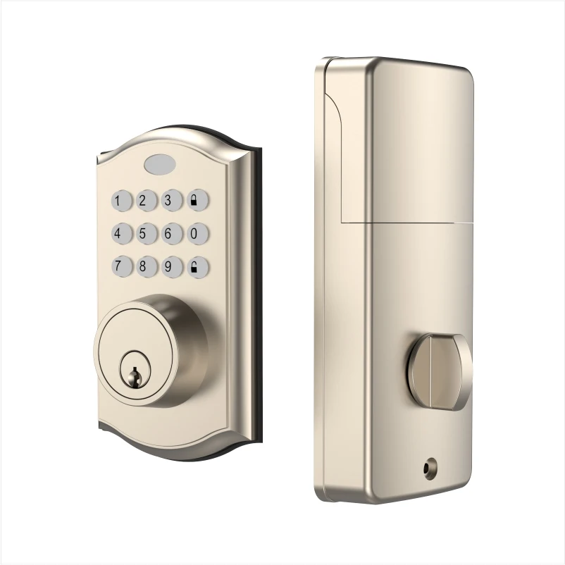 TUYA Lock American Wifi Controlled Deadbolt Fingerprint Smart Keyless Door Lock
