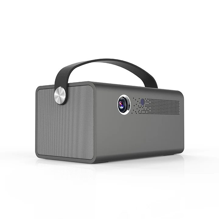 Portable Android HD Wi-Fi Mini Video DLP Projector Home 3D Cinema 2025 Beamer Movie Theater Smart Speaker Battery Business