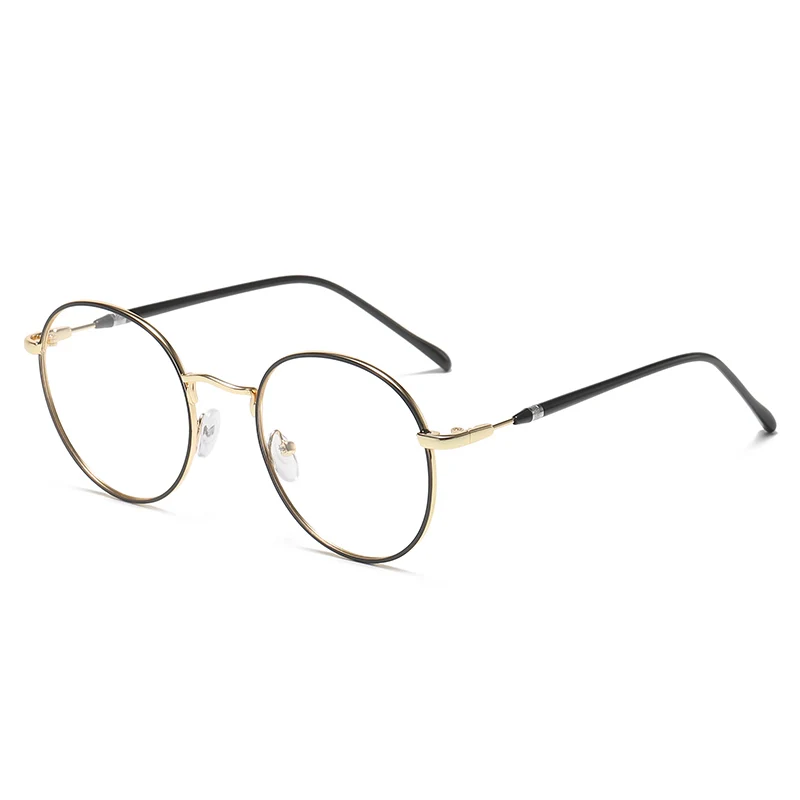 Retro Style Anti-Blue Light Photochromic Glasses Titanium and PC Frame Computer Eye Wear Wholesale Kamamta Photocromic