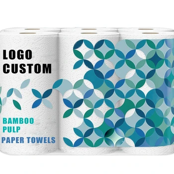 OEM printed embossed kitchen roll paper towel