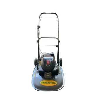 19 Inch Petrol Hover Mower, Professional Floating Lawn Cutter with Central Height Adjustment for Sports Fields