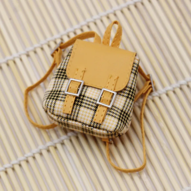 Mini Puppen-Rucksack In Blau – Zubehör Für 1/6 Puppenhaus & Action-Figuren
