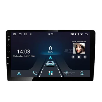 Android Car Radio 1 Din Detachable Frontpanel 10 Inch video Mirror Music Smartphones Link Anti GPS Box Handsfree Band Antenna
