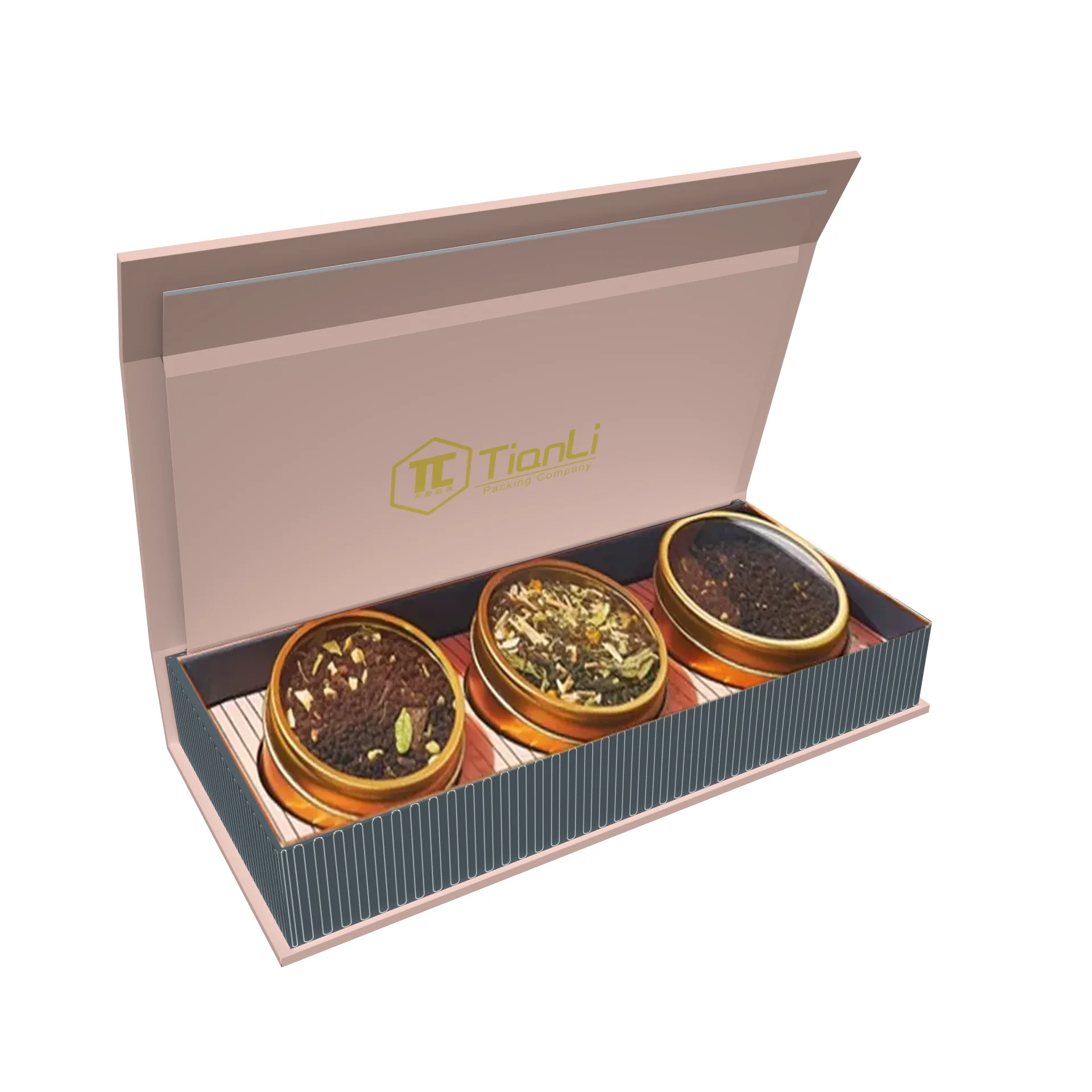 Custom Cardboard Tea Storage Box Packaging Coffee Beans