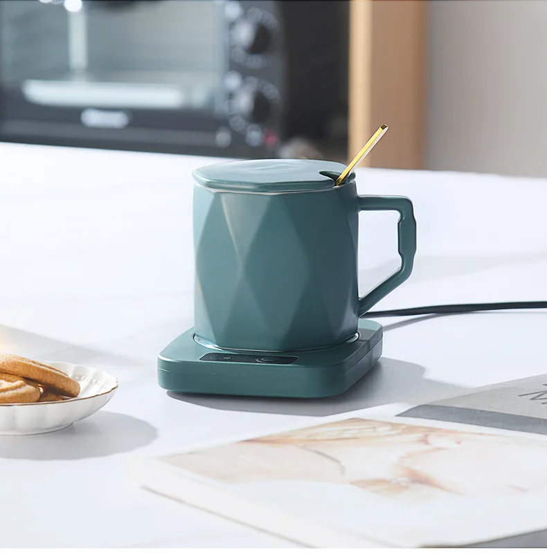 New Upgrade Mug Warmer Mat Coaster For Drinks， USB Cup Warmer