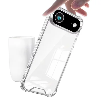 Wholesale Soft TPU Clear Cover High Anti-Shock Transparent Hard PC Phone Case for iPhone 17/17PROMAX/17PRO/17AIR