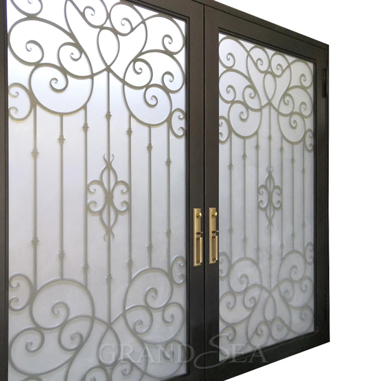 Puerta de Entrada de Aluminio Hidra - Mod. Hidra Estega Gris grafito 7016