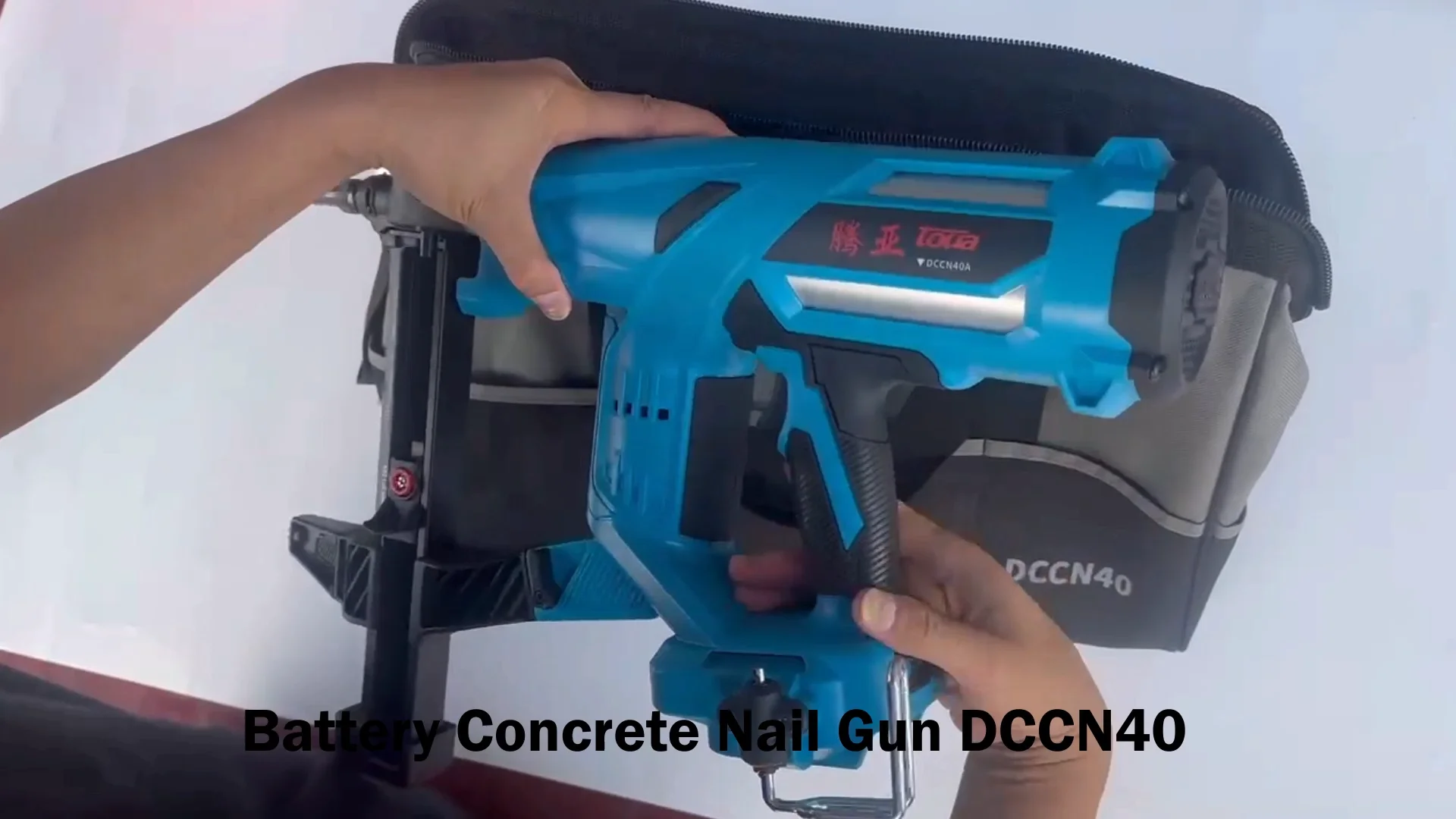 Concrete Steel Nail Gun Dccn40a Lithium Battery Nailer Buy Shooting