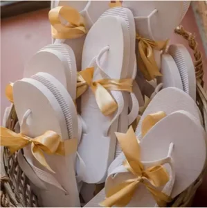 Women's Elegant EVA Beach Wedding Flip-Flops for Bride's Dancing Flip Flops for Special Occasions