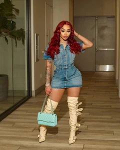 GX8540 Fashion 2026 New Women Short Sleeve Denim Mini Dress Summer Stretchy Elegant Jeans Casual Dresses