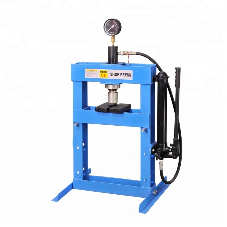 10 Ton Hydraulic Shop Press With Gauge Car Shop Press With Hand Pump From m.alibaba.com