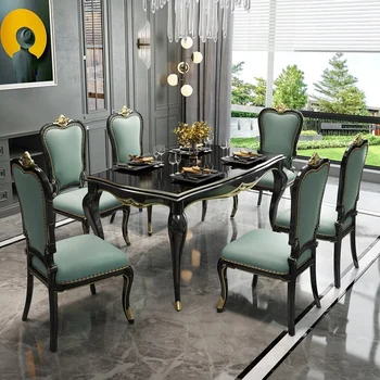 Dining Table Antique Dining Table Chinese Antique Recycle Wood round dining table set 6 chairs