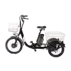 wholesale high quality 3 wheel adults battery powered electric tricycles adultos three wheel triciclo electrico trike for sale
