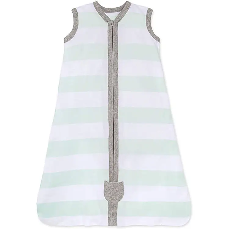 Oem Custom 100 Organic Cotton Bamboo Wearable Blanket Warm Soft Baby