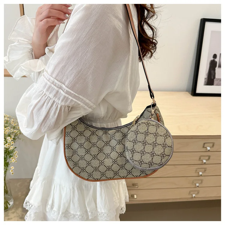 2024 Fashion Luxury Branded Ladies PU Leather Cross Body Tote Bag Handbag Classic Women's Shoulder Bags for Women