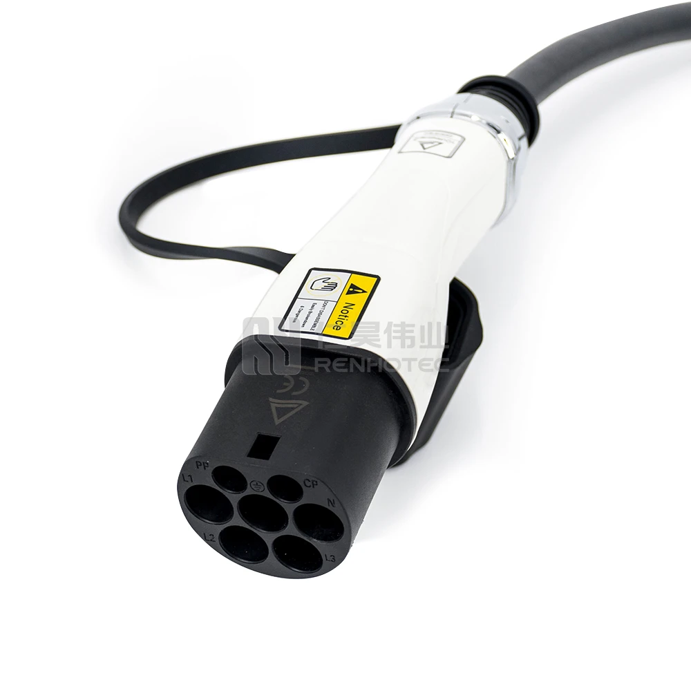 EV Charging Connector Type2 IEC 62196 Male Female AC 16A 32A 1 3 Phase Pile Vehicle End New Energy Electric Vehicles Car Charge