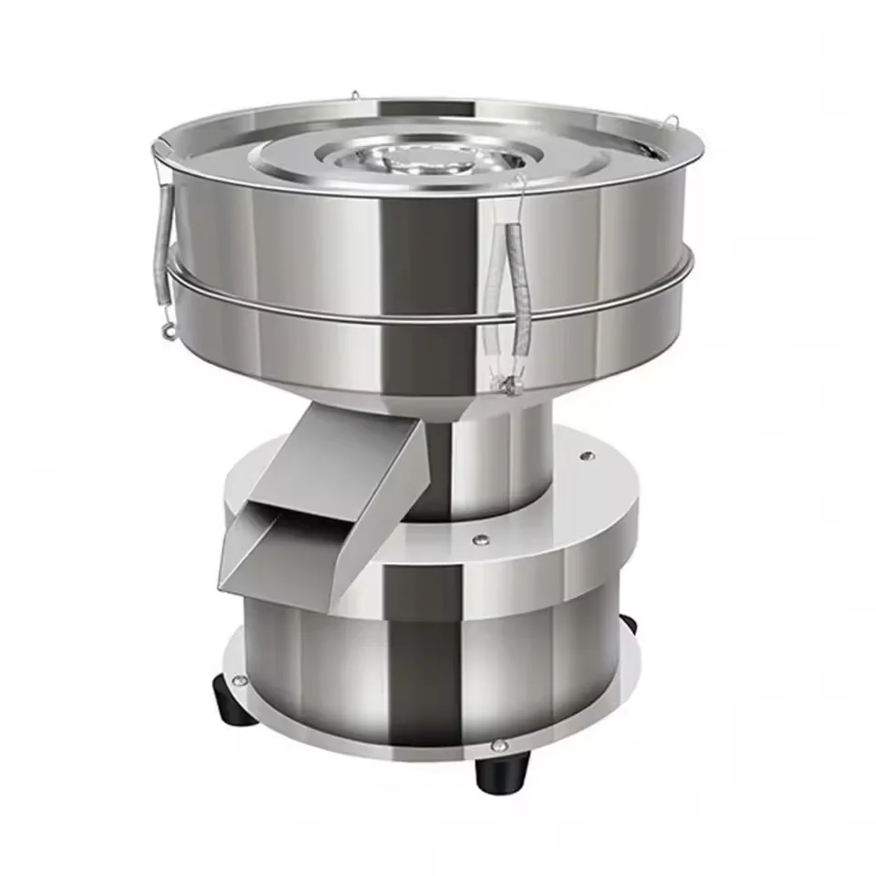 TEBAK 2800 Mesh Stainless Steel Circular Vibration Screening Machine Flour Powder Food Filtering Machine