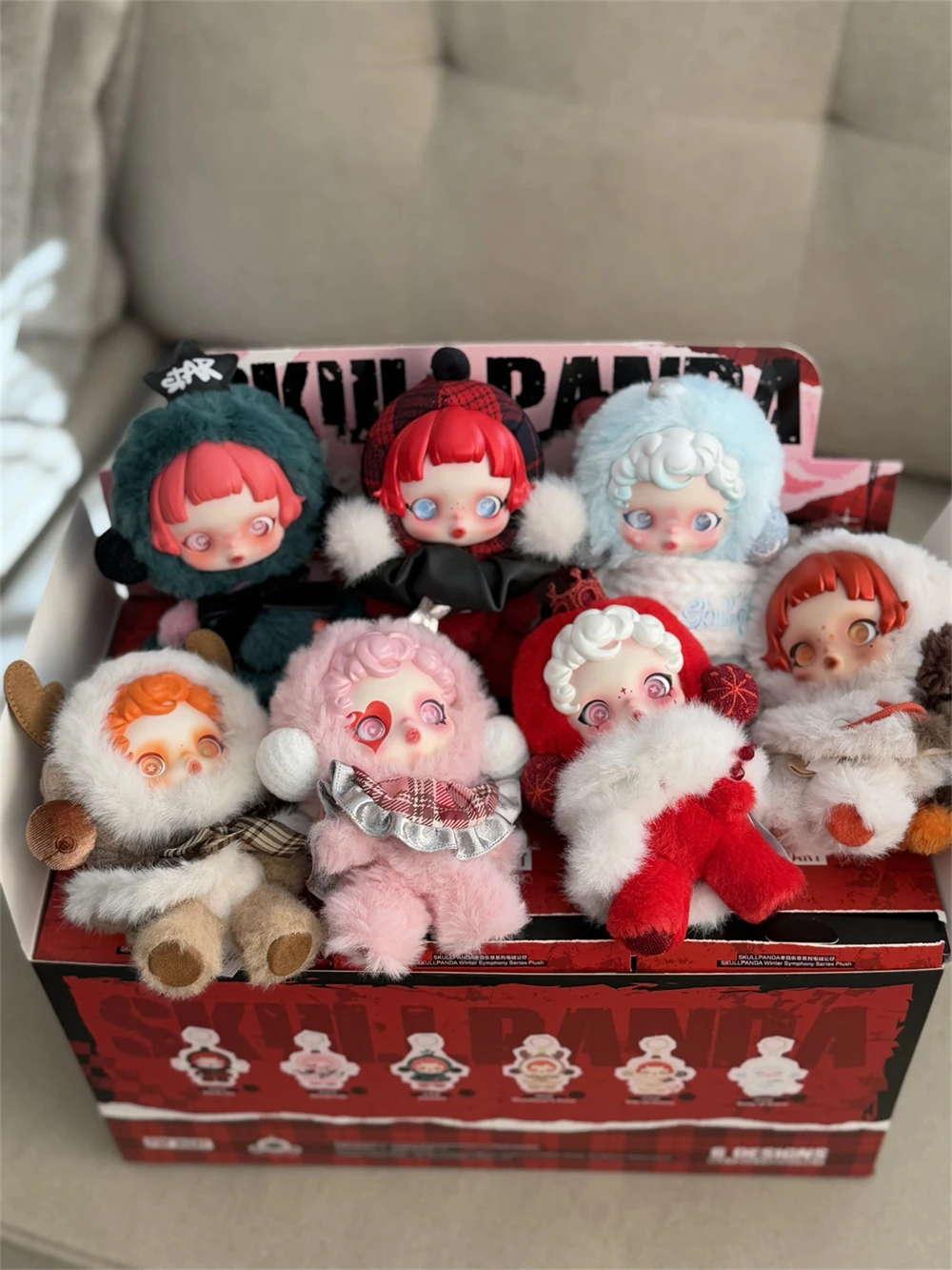 SKULLPANDA Winter Symphony シリーズ 3体セット Skullpanda Winter Symphony Series Plush - 冬日乐章系列毛绒