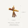 15th telescope pendant Gold