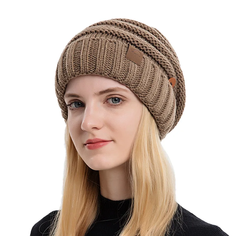 LSP89 Ponytail Messy Bun Beanie Tail Knit Hole Soft Stretch  display picture 1