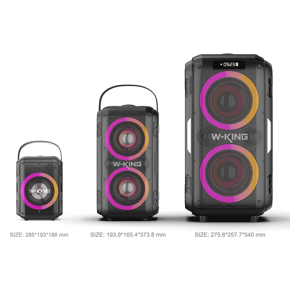 WKING パーティースピーカー W-KING 120W Portable Bluetooth Party Speaker with Lights