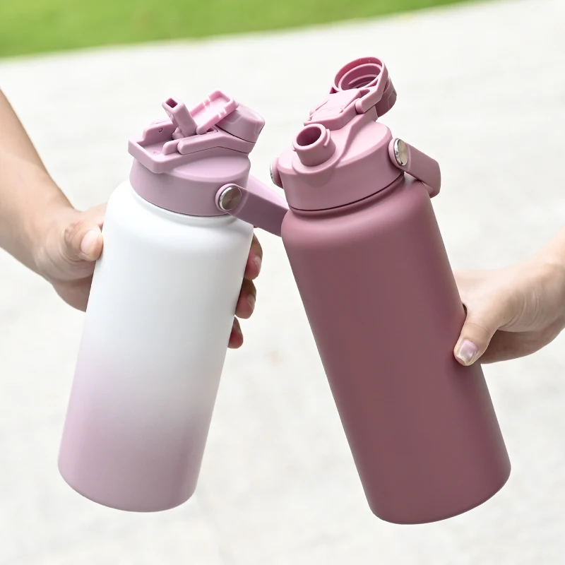 Custom Logo 32oz Insulated Stainless Steel Water Jug