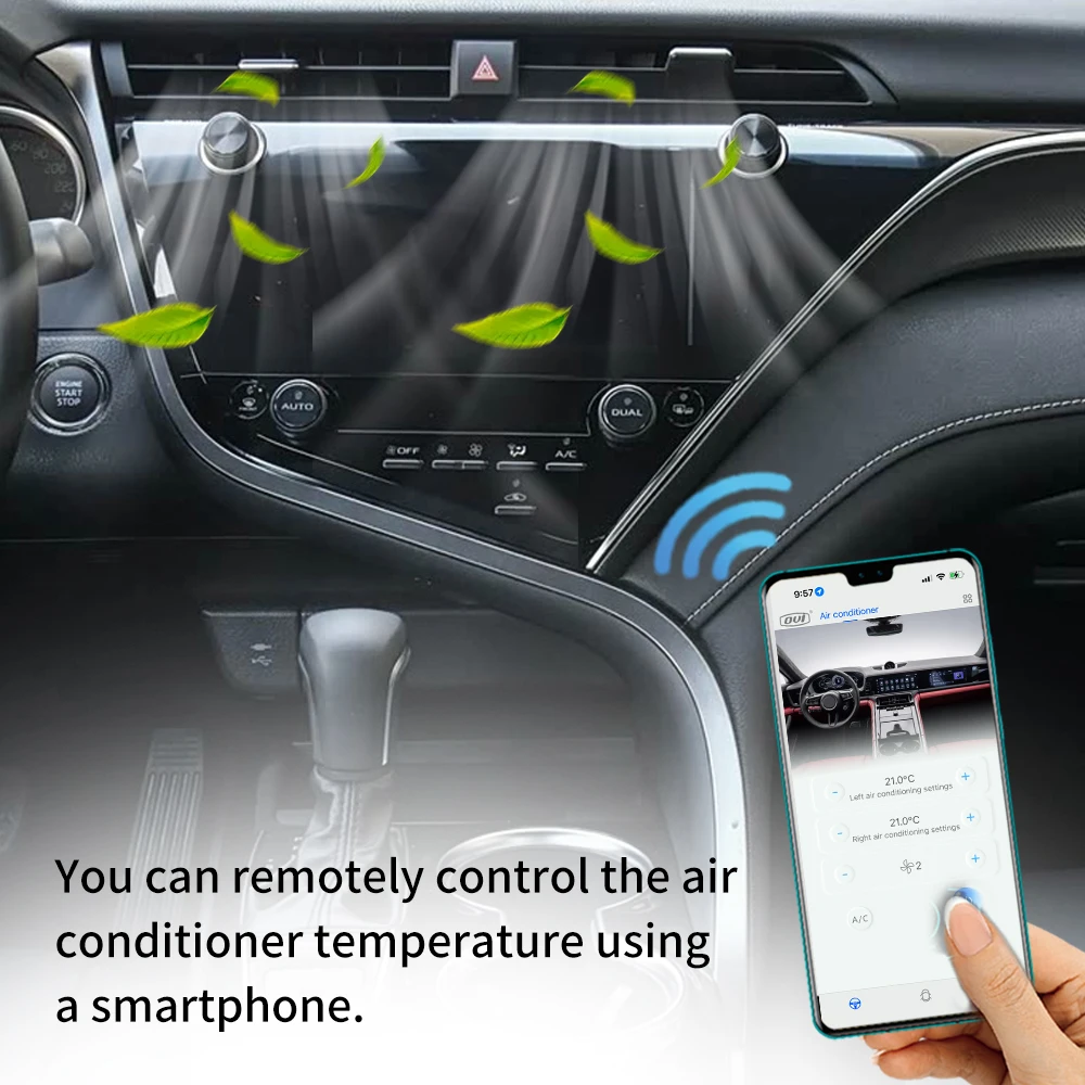 智能手机控制数字汽车钥匙无钥匙启动系统汽车遥控启动器适用于丰田卡罗拉凯美瑞汽车防盗系统