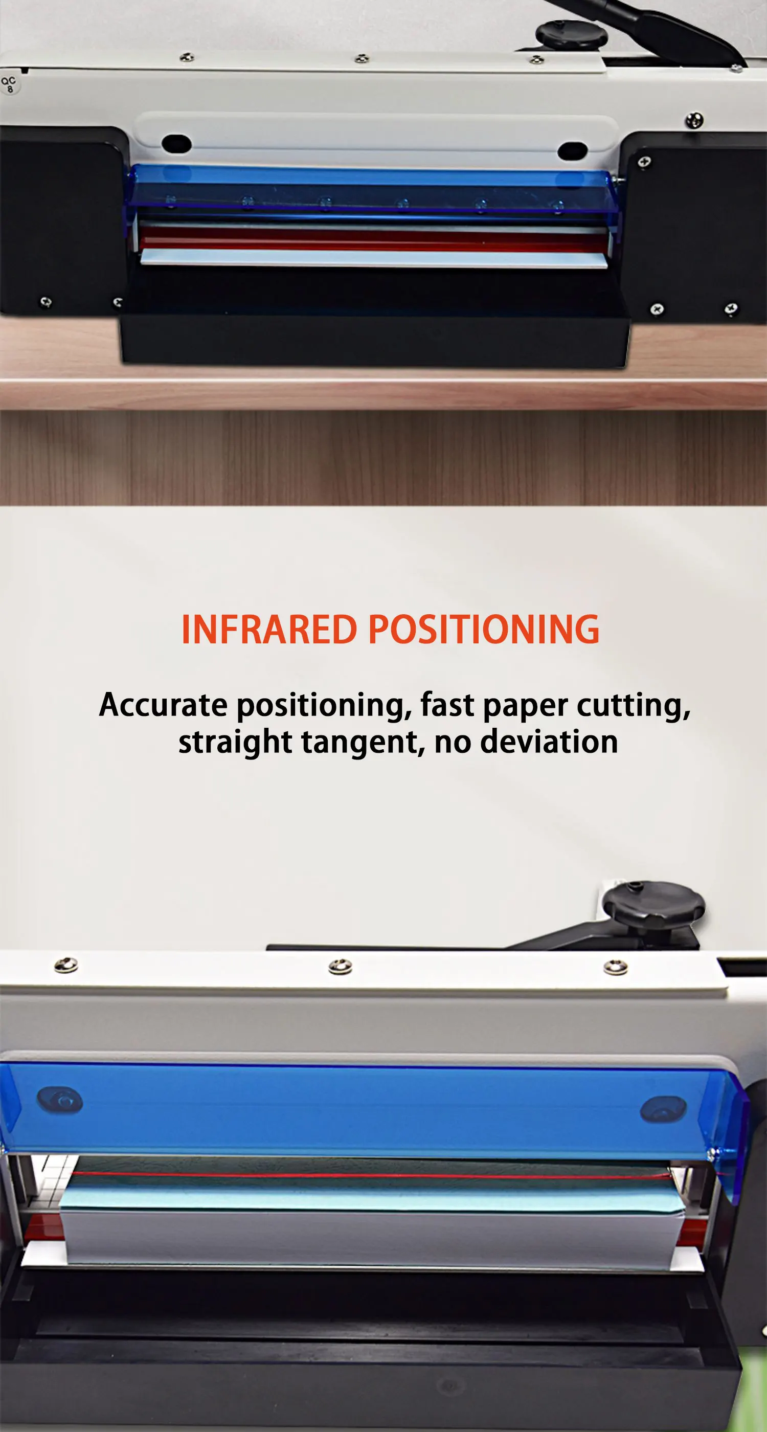 Guillotine Cutter Desktop A4 Size Heavy Duty Manual Paper Cutter With