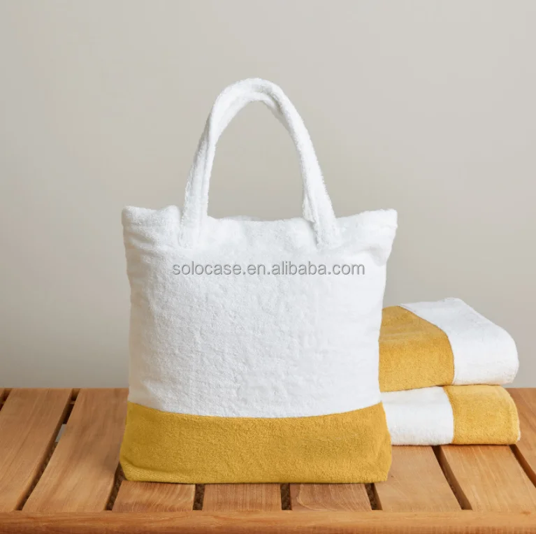 Terry Beach Tote Bag