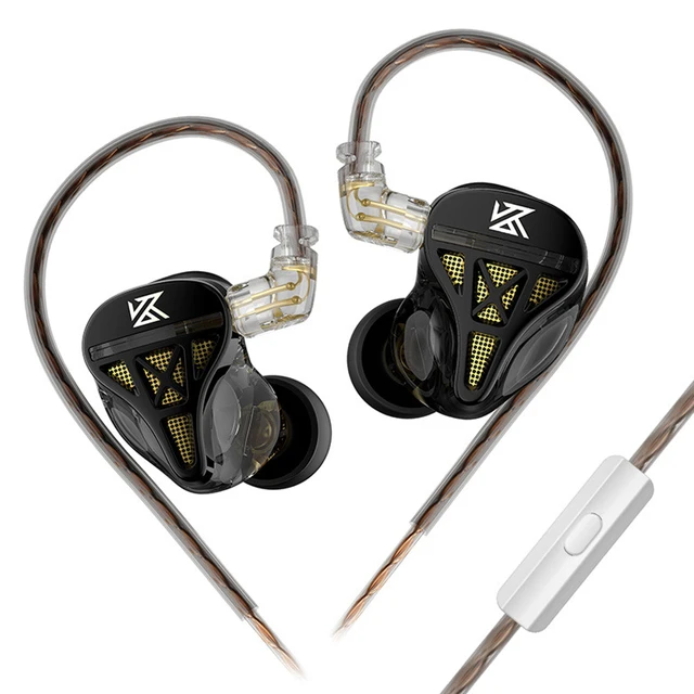 KZ DQS Earphones Bass Earbuds In Ear Monitor Headphones Sport Noise Cancelling HIFI Headset DQ6 DQ6S ZSN PRO EDC