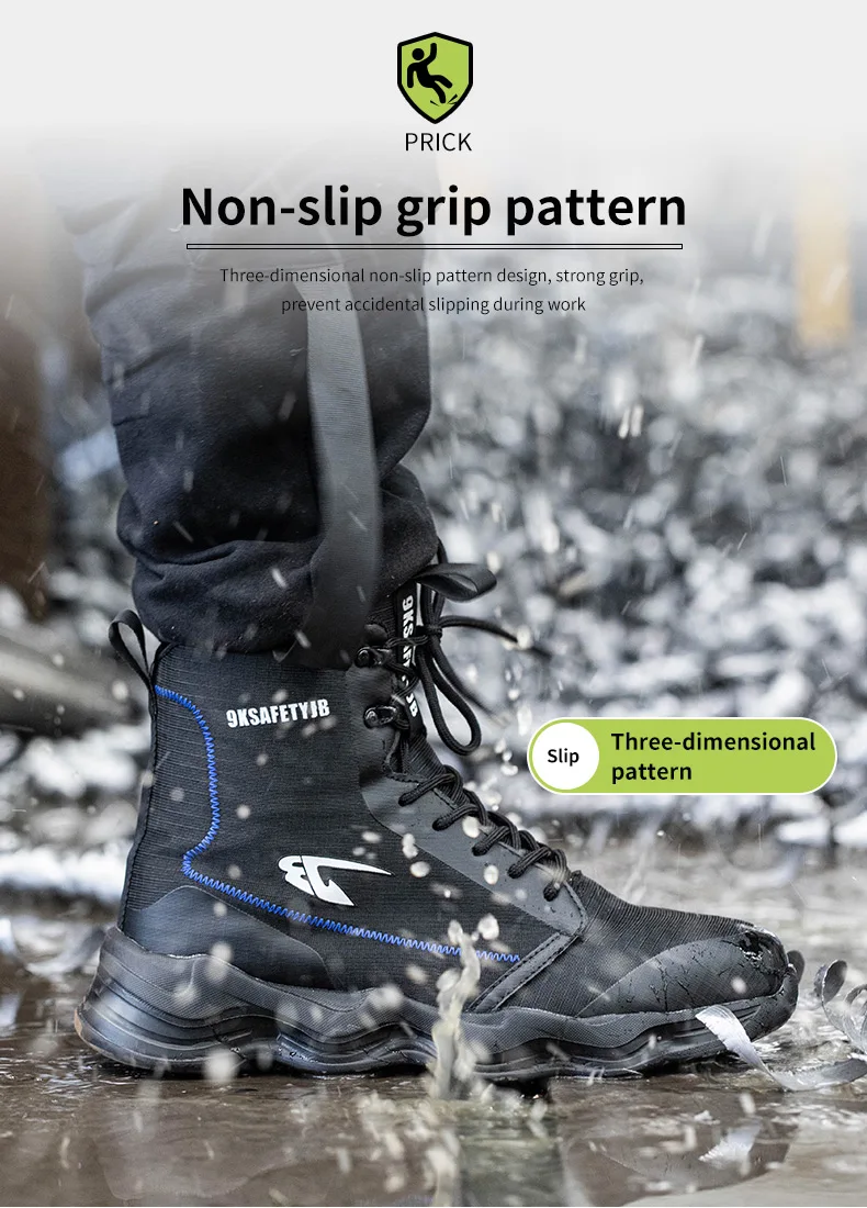 Industrial Shoes Hot Selling Construction Site Men's Antismashing Anti